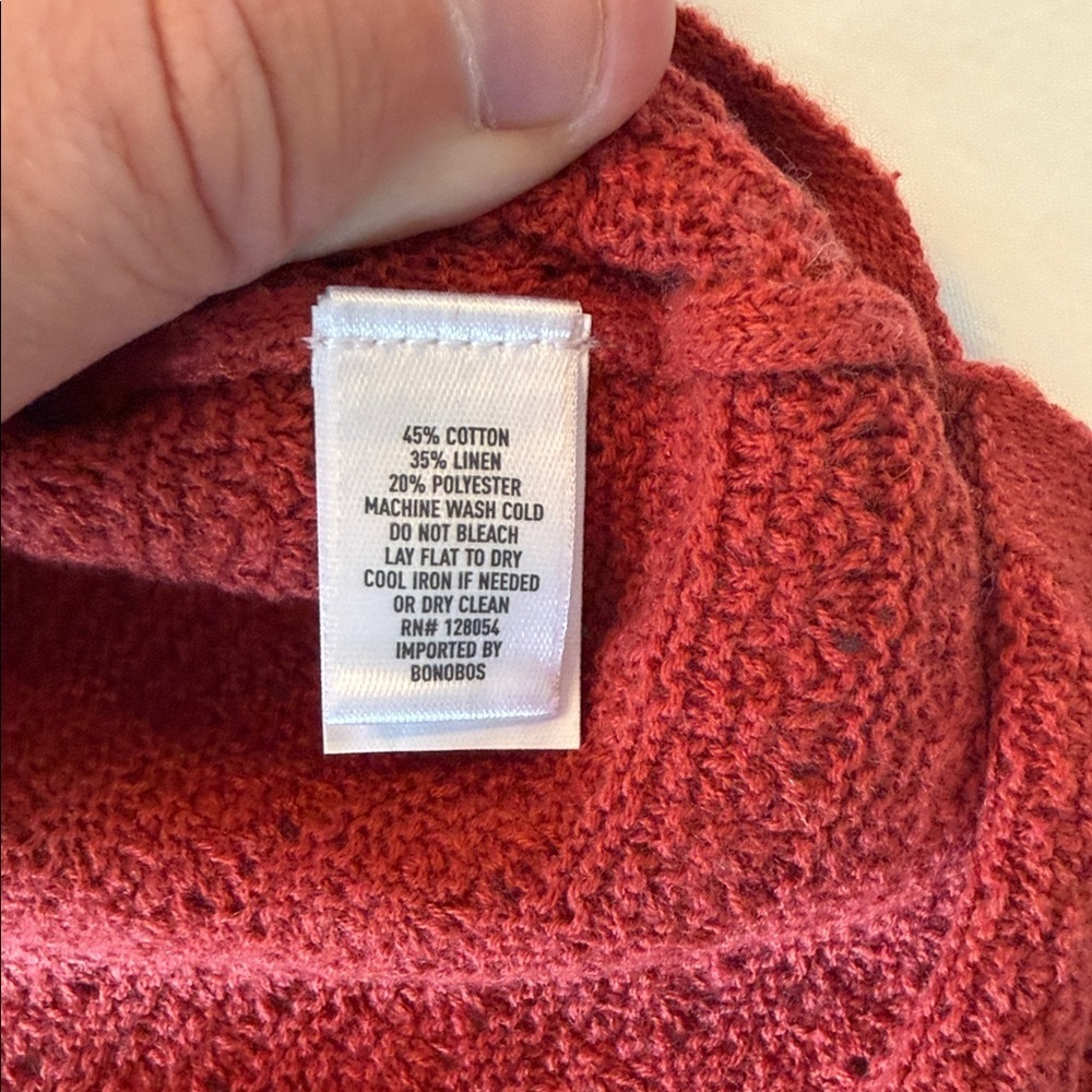 Bonobos Red Textured Polo Shirt - Picture 3 of 5